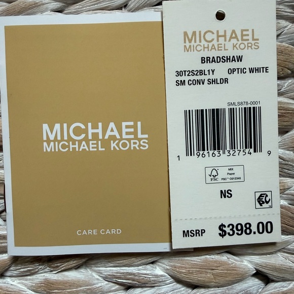 Michael Kors white Bag with Multicolor Logo Accents - Picture 4 of 4